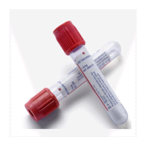TUBO DE PLASTICO TAPON ROJO P/SUERO ACTIVADOR DE COAGULACION 6ML 13X100 CAJA C/100 BD VACUTAINER