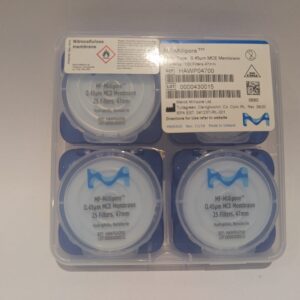 MEMBRANA DURAPORE, PVDF, HIDROFILA; 0.22 um, 47 mm, BLANCA, SUPERFICIE LISA