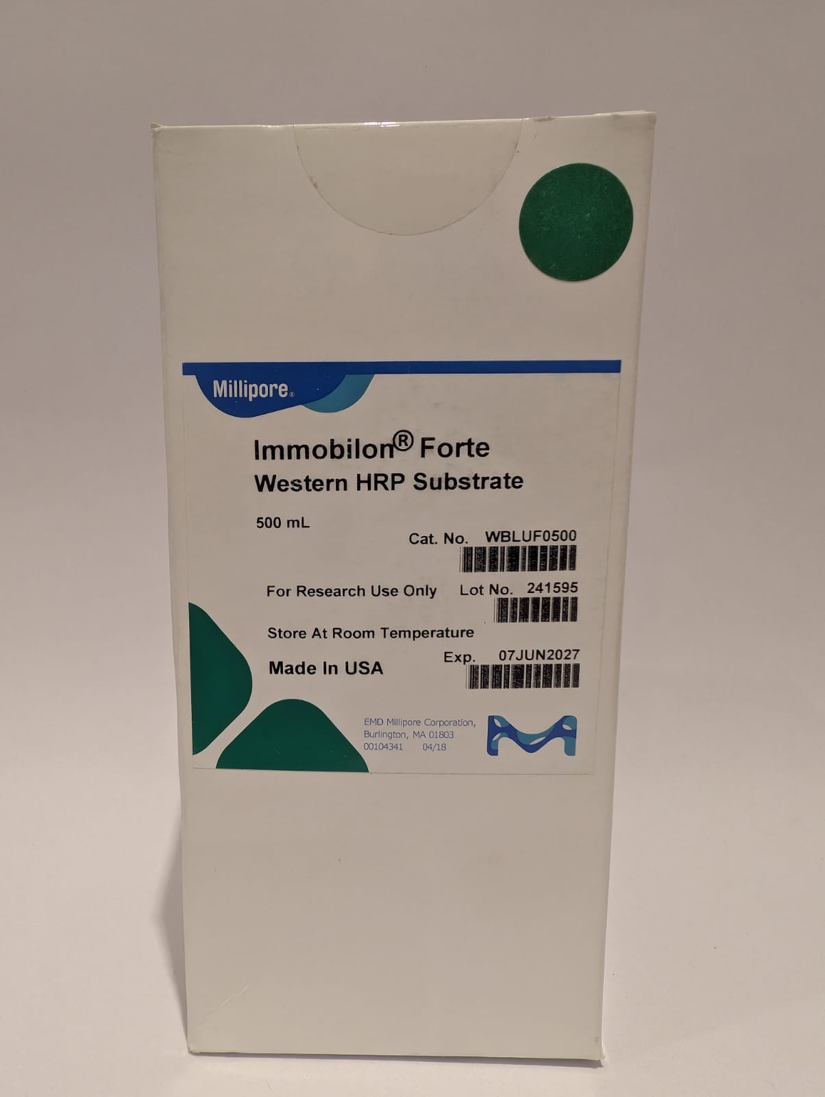Immobilon Forte Western HRP substrate, 500 mL