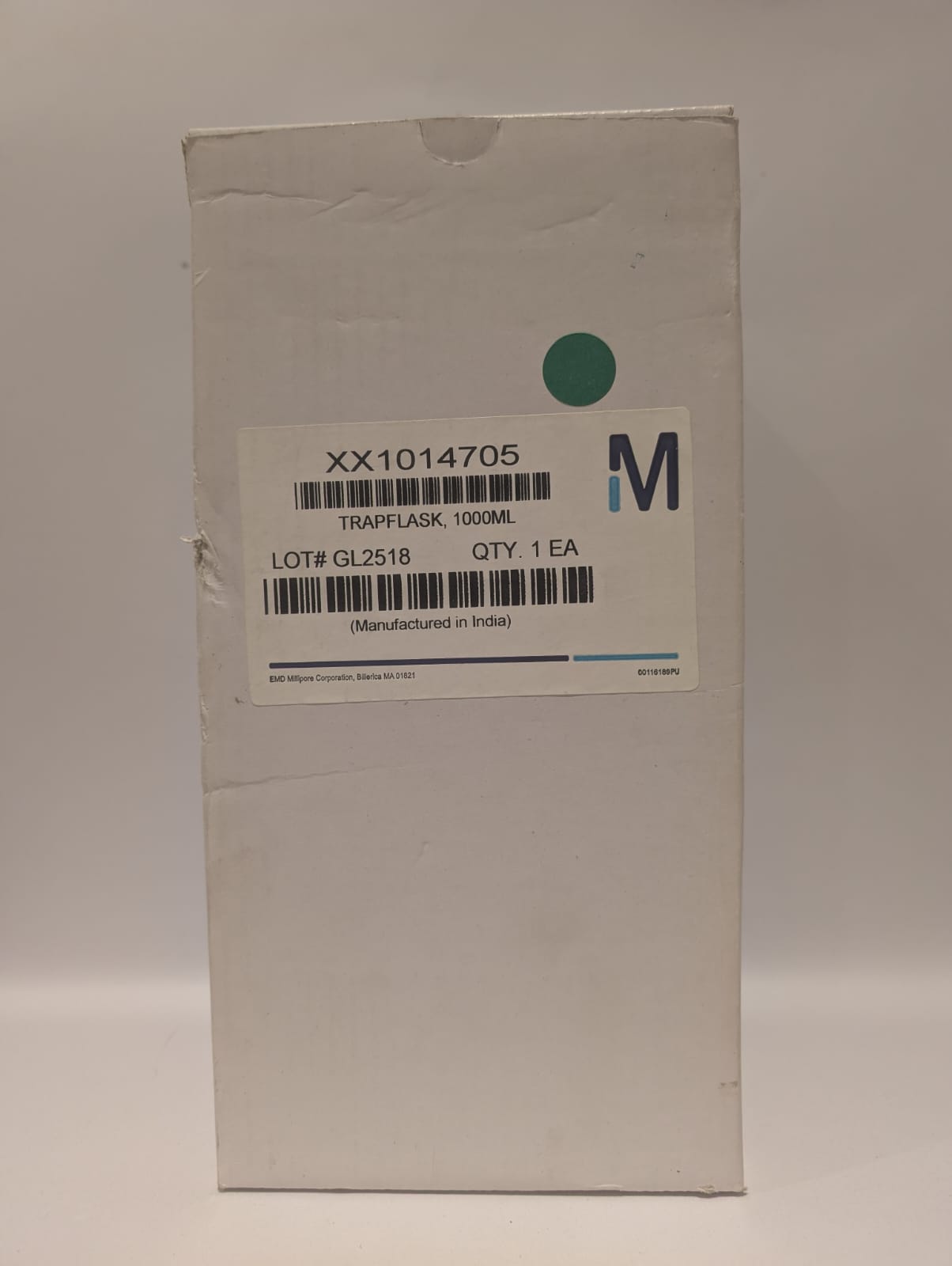 MILLIPORE VACUUM FILTERING SIDE-ARM FLASK