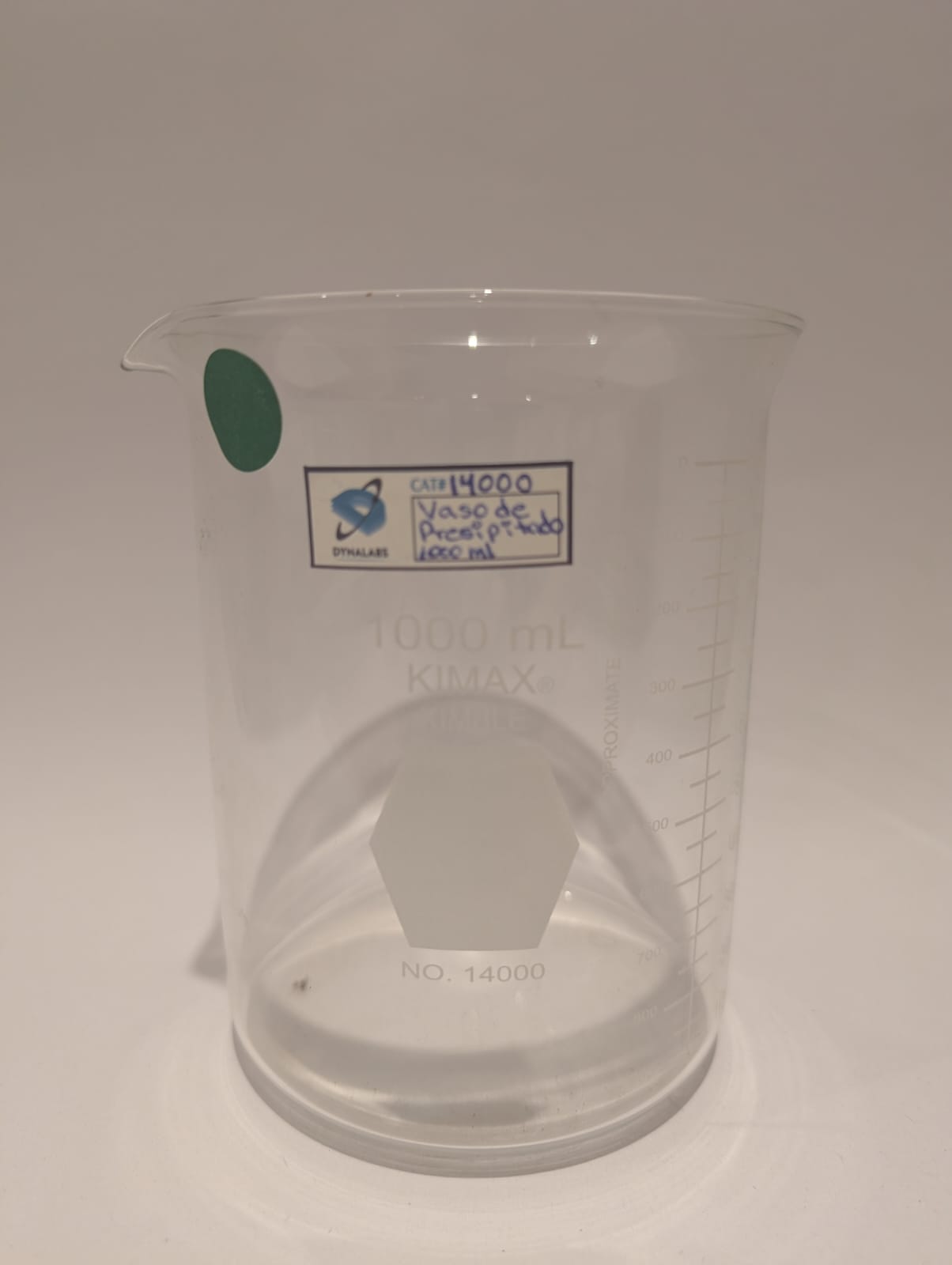 Vaso de precipitado de 1l. Kimax